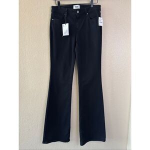 Paige Skyline Boot Mid Rise Boot Cut Jeans Women’s Size 29 Black Denim New